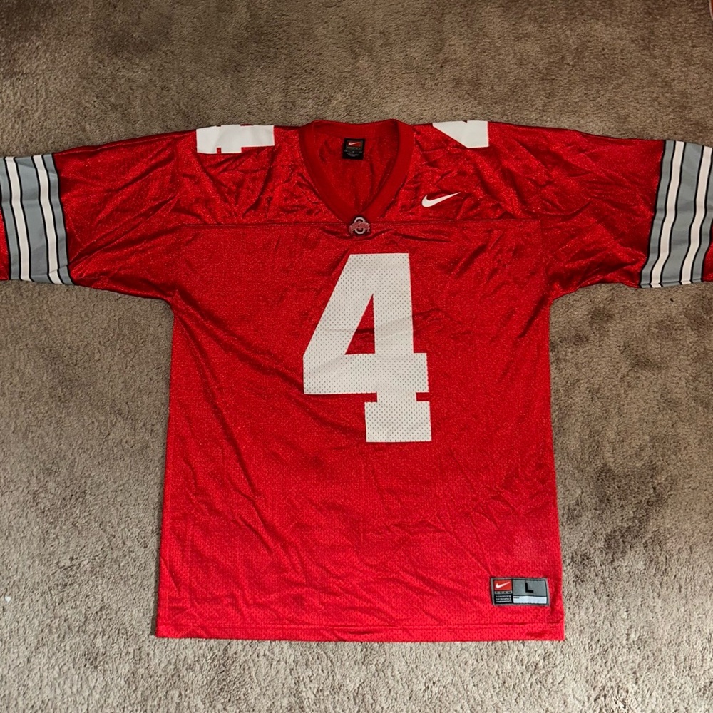 Vintage Nike Ohio State Football Jersey #4 Jeremiah Smith